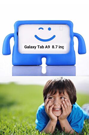Galaxy Tab A9 8.7 inç Uyumlu Fuchsia iBuy Standlı Çocuk Tablet Kılıfı