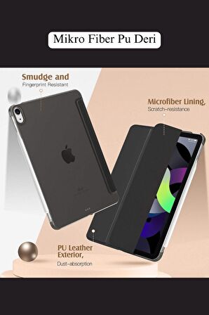 iPad Air 11 inç 6. Nesil M2 Çip Uyumlu Akıllı Smart Cover Tablet Kılıfı
