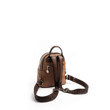 Silver Polo  Kadın  983-46377 SILVER POLO SIRT ÇANTASI M86 KARAMEL-MAT KAHVE