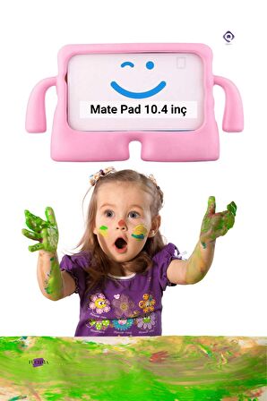 MatePad 10.4 inç Uyumlu Fuchsia iBuy Standlı Eğlenceli Çocuk Ruhlu Tablet Kılıfı