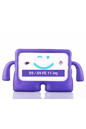 Galaxy Tab S9 / S9 FE 11 inç Uyumlu Fuchsia iBuy Standlı Çocuk Tablet Kılıfı X510 - X710 - X716 - X718
