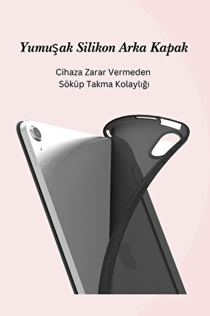İpad Air 11 Inç 6. Nesil M2 Çip Uyumlu Kalem Bölmeli Akıllı Trifolding Tablet Kılıfı A2902 - A2903