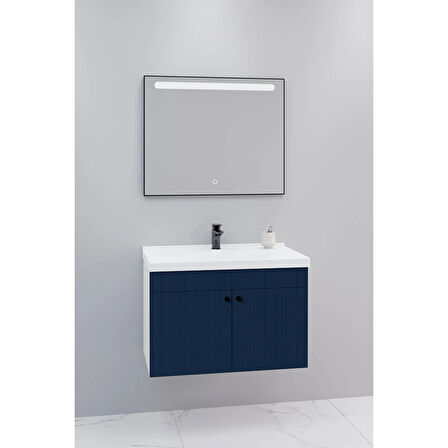 Avien 80 Cm Banyo Dolabı Lvn Led Aynalı - Boy Dolap Hariç