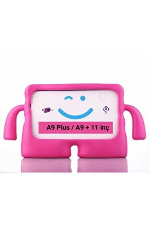 Galaxy Tab A9 Plus 11 inç Uyumlu Fuchsia iBuy Standlı Çocuk Tablet Kılıfı X210 - X216 - x218