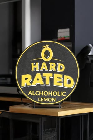Hard Rated Alchoholic Lemon Solo Tasarımlı Dekoratif Aydınlatma