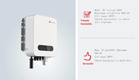 İNVERTÖR ONGRİD PWR/HS 6KTL 230V MPTT:2