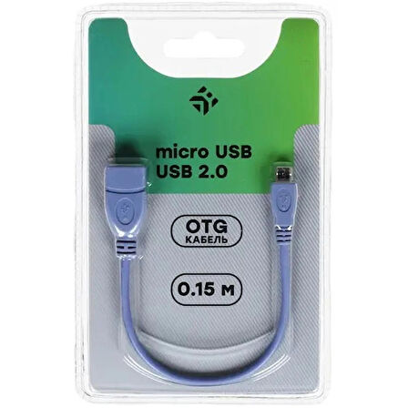 Mor Micro USB- Dişi USB OTG (On The Go) Data, Şarj Kablosu