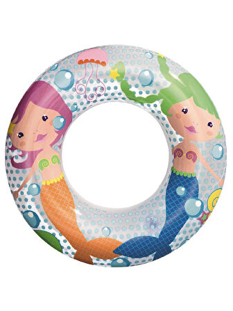 Bestway Desenli Simit 51 Cm Beyaz