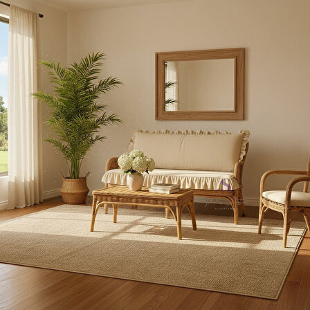 EL YAPIMI BULDAN YIKANMIS KETEN 4 TARAFI FIRFIRLI BANK MİNDERİ 110x50x5cm