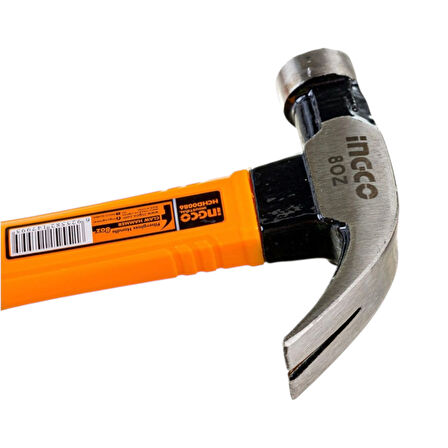 Ingco HCHD0086 8oz/220gr Endüstriyel Fiberglas Saplı Çatal Çekiç