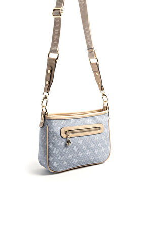 Silver Polo  Kadın Çapraz Çanta 1160-46433 SILVER POLO ÇAPRAZ Kadın ÇANTASI M178 MAVİ-MAT TEN