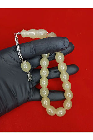 Maskot Yeşil Yanan Fosforlu Kedi Gözü Tesbih