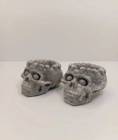 Tedi Sanat Kuru Kafa Kül Tablası Küllük 2 adet