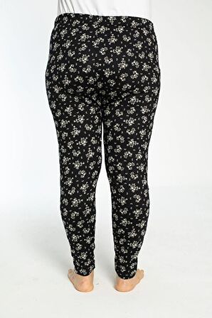 Büyük Beden Cepli Viskon Yazlık Pijama Altı y9