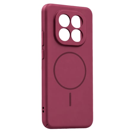 Xiaomi Redmi Note 14 Pro 4G Mika PC Magsafe Kapak - Bordo