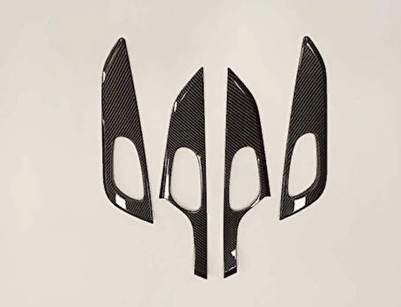 Nissan Qashqai 2014-2020 Kapı İç Kaplama - Karbon