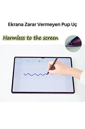 Galaxy Tab T970 Uyumlu Avuç İçi Algılamayan Dokunmatik Stylus Kalem