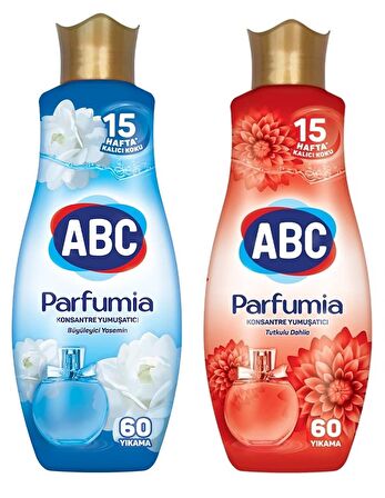 ABC Konsantre Yumuşatıcı 1440 Ml Büyüleyici Yasemin+Tutkulu Dahlia-2'li