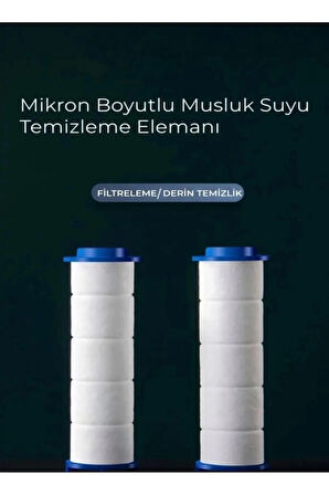 5 Adet yedek filtreli su tasarruflu kireç önleyici özellikli yeni model masajlı duş başlığı