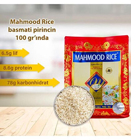 Mahmood Rice Basmati Pirinç 3 X 4 Kg