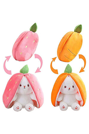 Sevgiliye Arkadaşa Çok Özel Hediye Peluş Havuç Tavşan 50cm