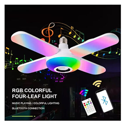 Flash Point 40 Watt Bluetooth 4+1 Musıc Magıc Led Ampul