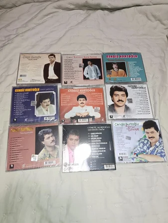 9 Adet Cengiz Kurtoğlu CD albüm set