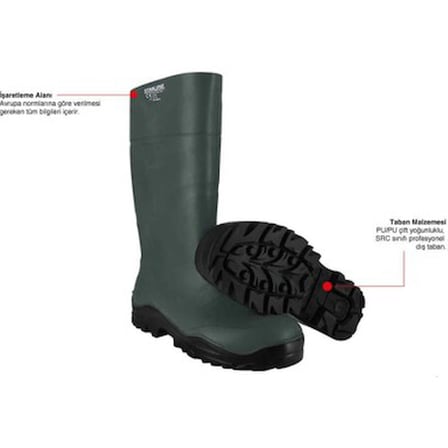 STL-9910 S4 YEŞİL ÇİZME UZUN NO:39