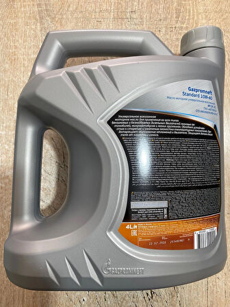 Gazpromneft Standart 10w-40 4 Litre Motor Yağı API SF/CC - 2025