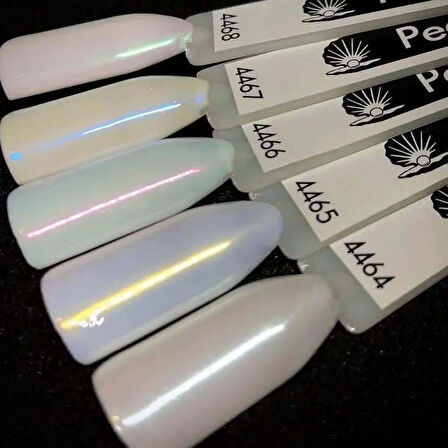 Nail Art Tırnak Süsleme İnci Tozu Sarı Lila Efekt RU4467