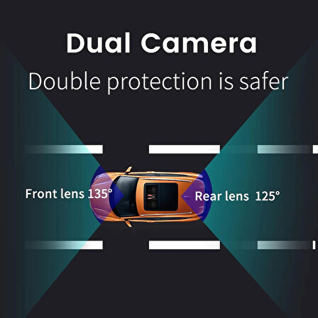 4K + 2K Çift Kameralı Dash Cam | GPS Konum ve Hız Takibi | Wi-Fi Bağlantılı Süper Gece Görüşlü Yol Kayıt Cihazı