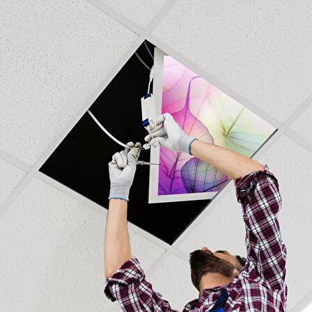 Gök Panel 60X60 LED Panel Sıva Altı Desenli Tekli 46510001SA