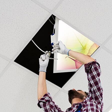 Gök Panel 60X60 LED Panel Sıva Altı Desenli Tekli 46510002SA