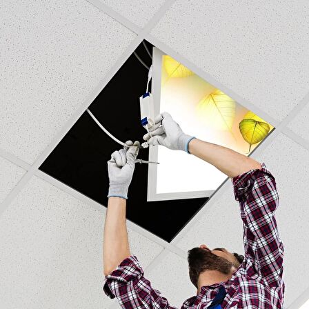 Gök Panel 60X60 LED Panel Sıva Altı Desenli Tekli 46510003SA