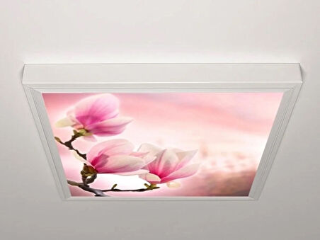 Gök Panel 60X60 LED Panel Aydınlatma Armatür Avize Sıva Üstü Desenli Tekli 46510005SU