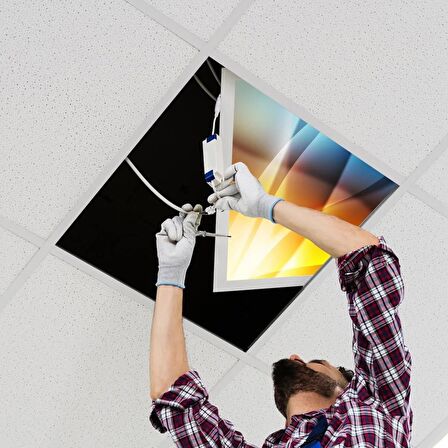 Gök Panel 60X60 LED Panel Sıva Altı Desenli Tekli 46510012SA