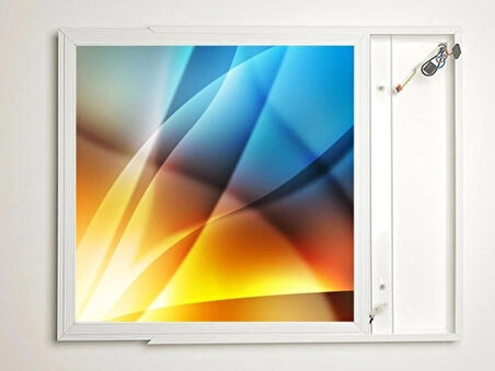 Gök Panel 60X60 LED Panel Aydınlatma Armatür Avize Sıva Üstü Desenli Tekli 46510012SU