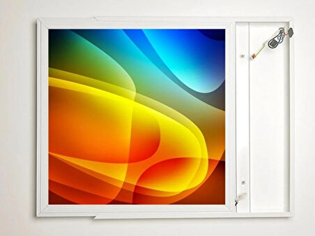 Gök Panel 60X60 LED Panel Aydınlatma Armatür Avize Sıva Üstü Desenli Tekli 46510014SU