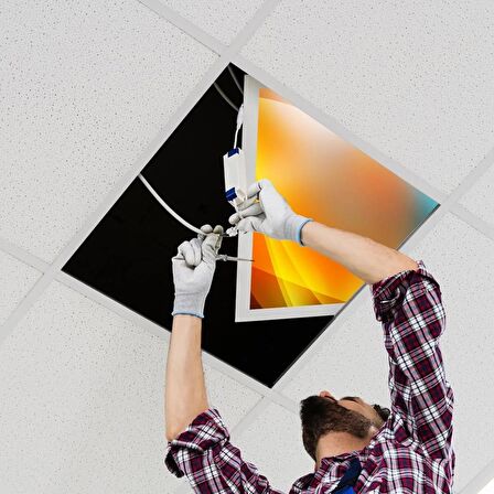 Gök Panel 60X60 LED Panel Sıva Altı Desenli Tekli 46510016SA