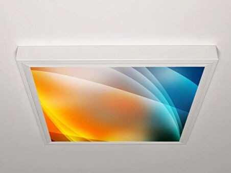 Gök Panel 60X60 LED Panel Aydınlatma Armatür Avize Sıva Üstü Desenli Tekli 46510016SU