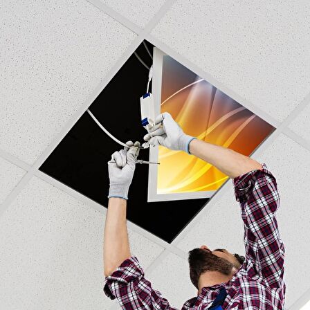 Gök Panel 60X60 LED Panel Sıva Altı Desenli Tekli 46510017SA