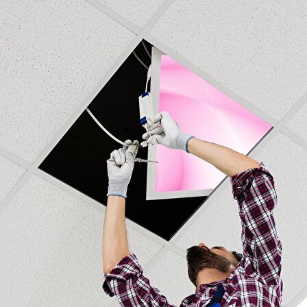 Gök Panel 60X60 LED Panel Sıva Altı Desenli Tekli 46510019SA