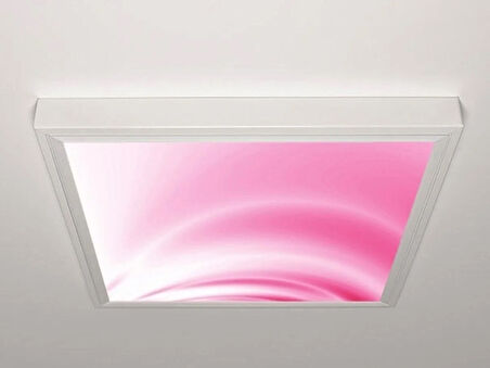 Gök Panel 60X60 LED Panel Aydınlatma Armatür Avize Sıva Üstü Desenli Tekli 46510020SU