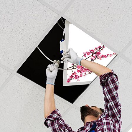 Gök Panel 60X60 LED Panel Sıva Altı Desenli Tekli 46510161SA