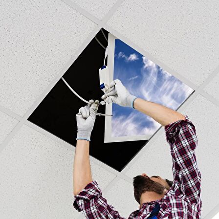 Gök Panel 60X60 LED Panel Sıva Altı Desenli Tekli 46510165SA