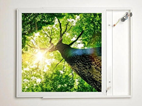 Gök Panel 60X60 LED Panel Aydınlatma Armatür Avize Sıva Üstü Desenli Tekli 46510172SU