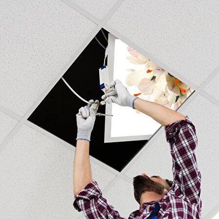 Gök Panel 60X60 LED Panel Sıva Altı Desenli Tekli 46510210SA