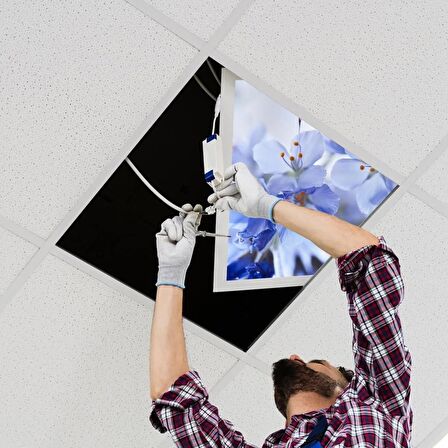 Gök Panel 60X60 LED Panel Sıva Altı Desenli Tekli 46510252SA