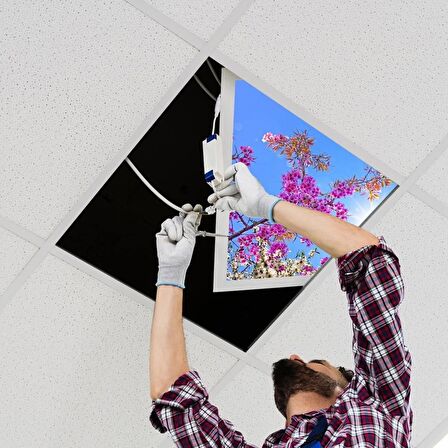 Gök Panel 60X60 LED Panel Sıva Altı Desenli Tekli 46510291SA