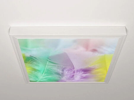 Gök Panel 60X60 LED Panel Aydınlatma Armatür Avize Sıva Üstü Desenli Tekli 46510307SU